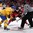 MONTREAL, CANADA - JANUARY 4: Sweden's Joel Eriksson Ek #20 faces-off against Canada's Matt Barzal #14 during semifinal round action at the 2017 IIHF World Junior Championship. (Photo by Andre Ringuette/HHOF-IIHF Images)

